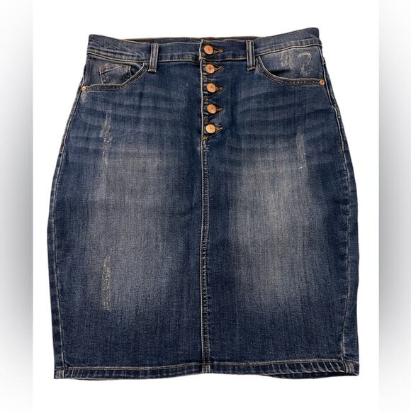 Guess Vintage 80s Acid Denim Skirt, size 30 - Picture 1 of 6